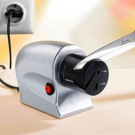 Міні точильний верстат ELECTRIC SHARPENER 220 В, Побутова електроточила для ножів, Ножеточка OM-327 від мережі Київ