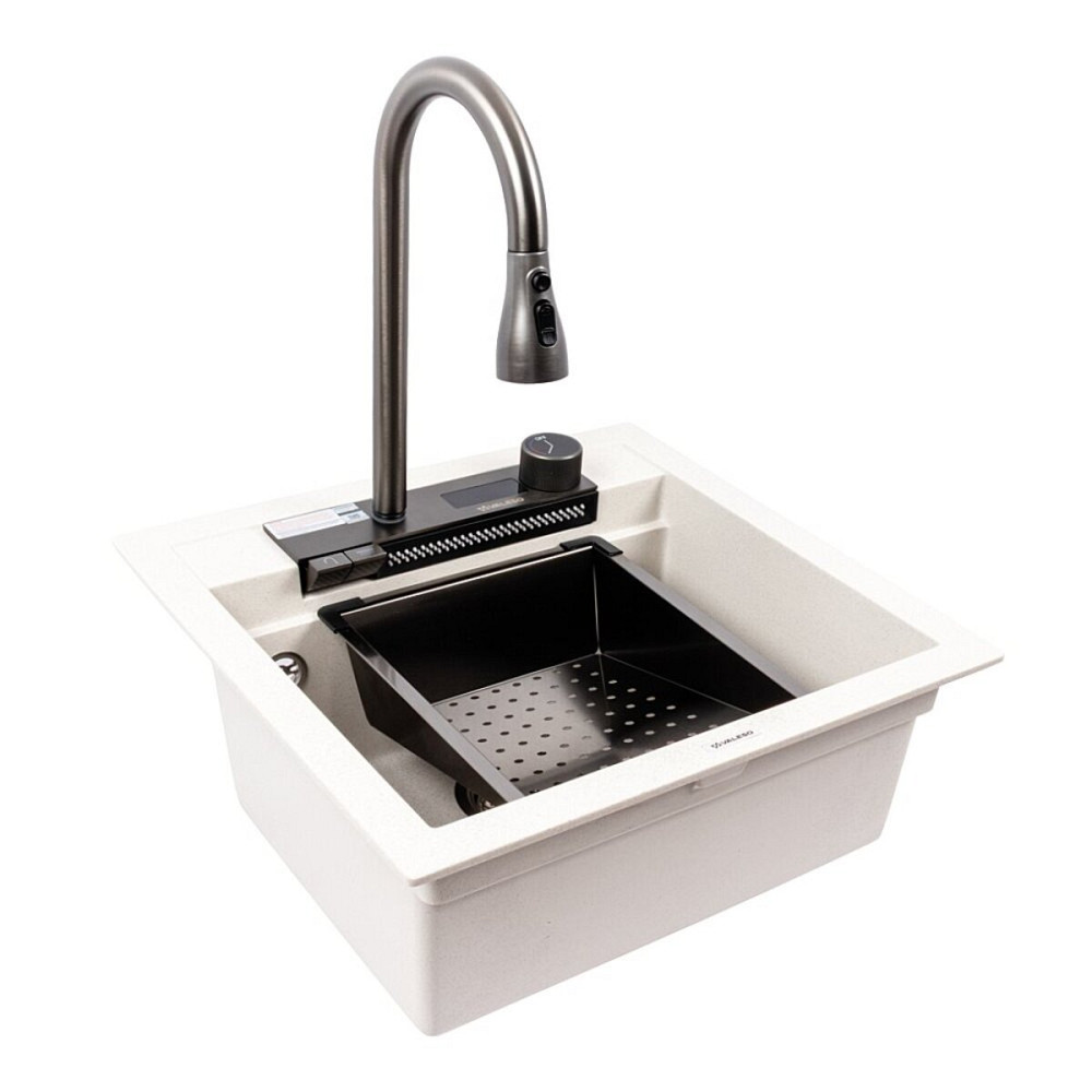 5149 VIVA матова Мийка гранітна VALESO (біла в крапку) Коломыя - изображение 3