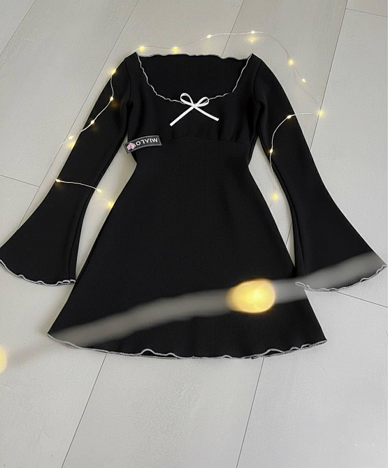 Жіноча стильна міні сукня з турецької ангори Одеса - фото 4