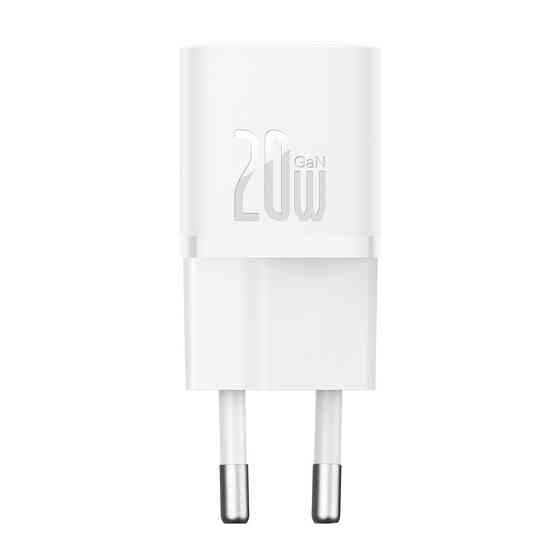 Мережевий зарядний пристрій Baseus GaN5 Fast Charger 1C 20W EU White CCGN050102 Одеса