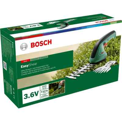 Кусторез Bosch Bosch EasyShear, 3.6В, 1х1.5Ач, лезвие 12см, шаг реза 8мм (0.600.833.303) Винница