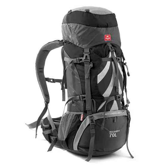 Рюкзак туристичний Naturehike NH70B070-B, 70 л + 5 л, чорний Киев