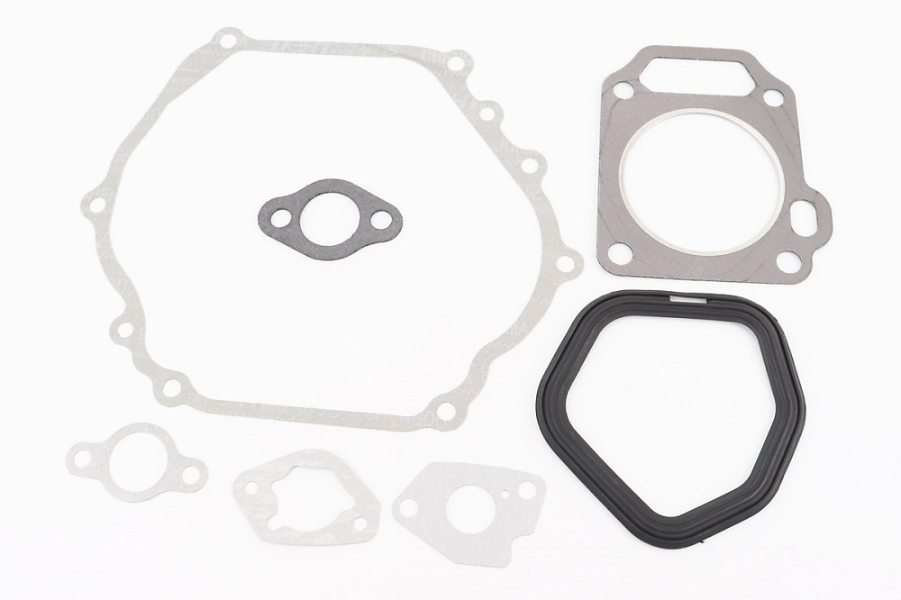 Прокладки двигуна 177F-77mm, к-кт 7 деталей, (пароніт, гума) Київ - фото 1