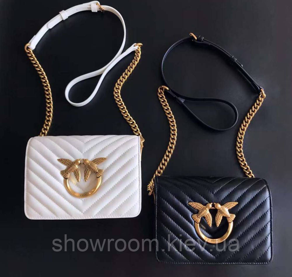 Женская сумка Pinko click mini (231112) белая Киев - изображение 8