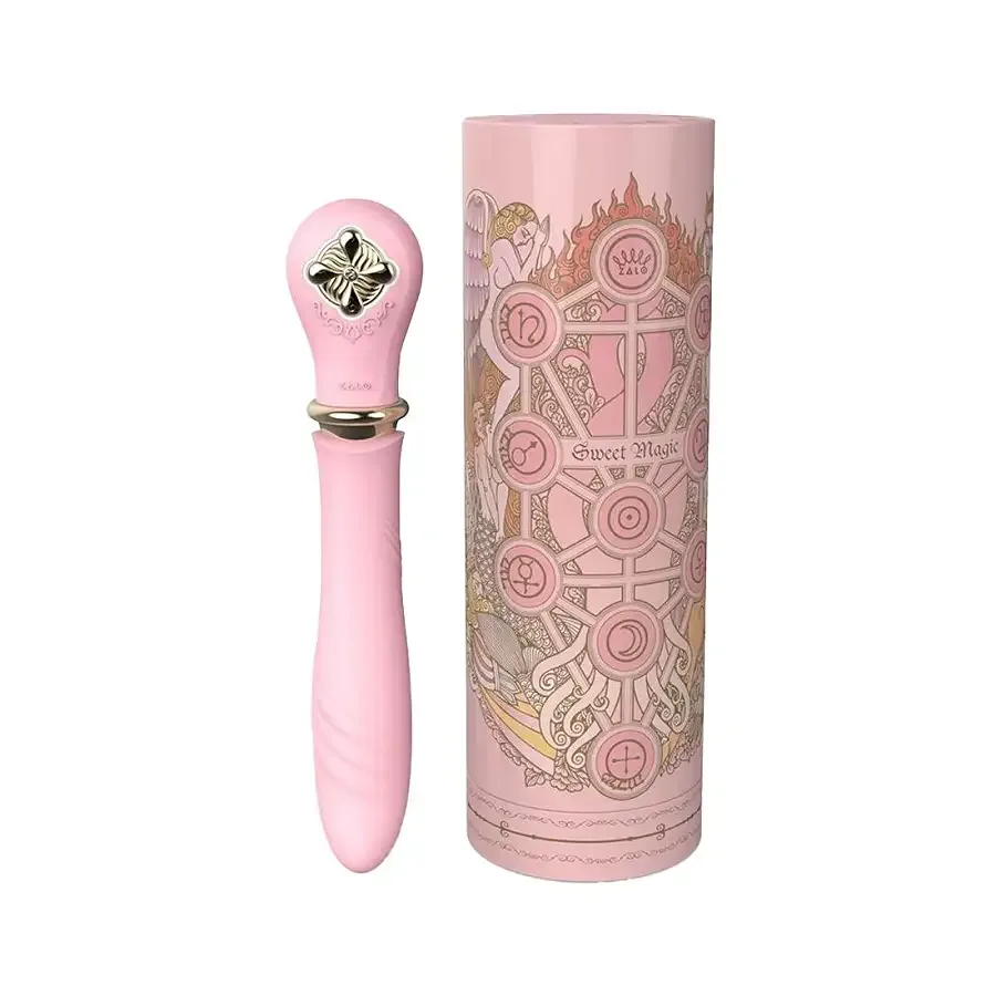 Пульсатор із підігрівом Zalo Sweet Magic - Desire Fairy Pink, турбо режим Львів - фото 9