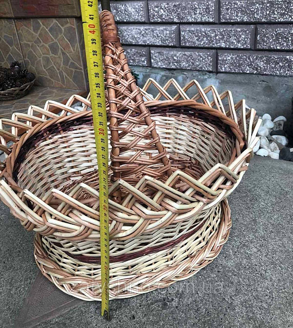 Корзина пасхальная из лозы симпатичная Киев - изображение 5