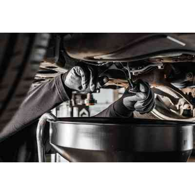 Защитные перчатки Neo Tools комплект 12шт, полиэстер с нитриловым покрытием, р.9, серо-черный (97-647-9) Винница