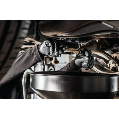 Защитные перчатки Neo Tools комплект 12шт, полиэстер с нитриловым покрытием, р.9, серо-черный (97-647-9) Винница - изображение 3