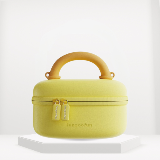 Сумка силіконова жіночий клатч на ремінці з ручкою водонепроникна сумочка Fungoofun, повсякденна, жовта Кам'янець-Подільський