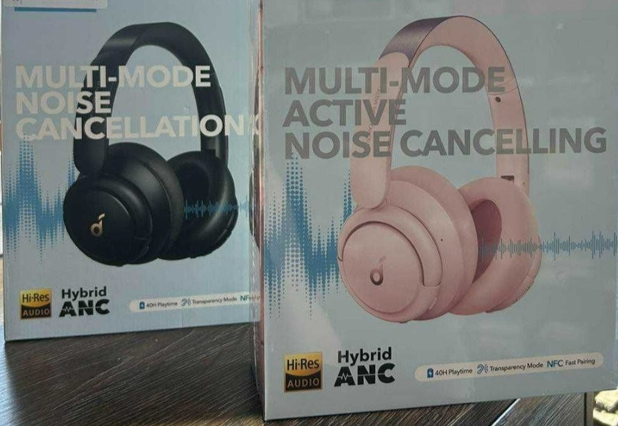 Наушники: Anker SoundCore Life Q30 Black Pink. Харьков - изображение 1