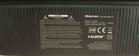 Телевізор HISENSE 43 4K, Smart,2022. Київ