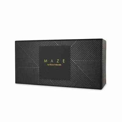 Наручники Bijoux Indiscrets MAZE - Wide Cuffs Brown, экокожа, стильные браслеты Sex Aura Киев