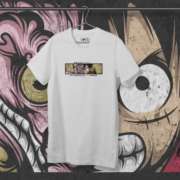 Футболка для подростка мальчика с принтом Ван Пис Luffy Wano Kingdom Размер 160 Anime10252 Днепр - изображение 1