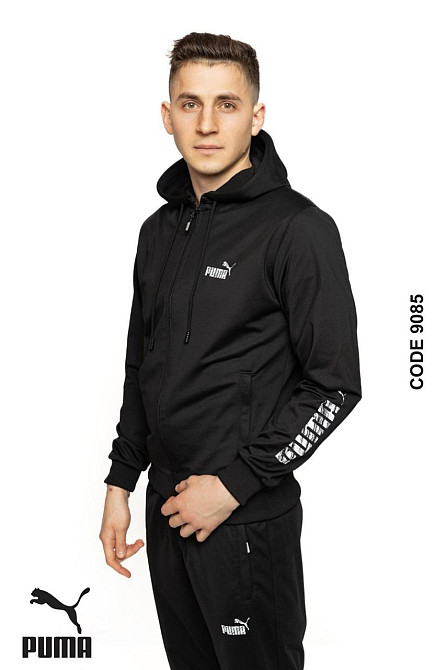 Мужской эластиковый спортивный костюм Puma,ткань лакоста Киев - изображение 1