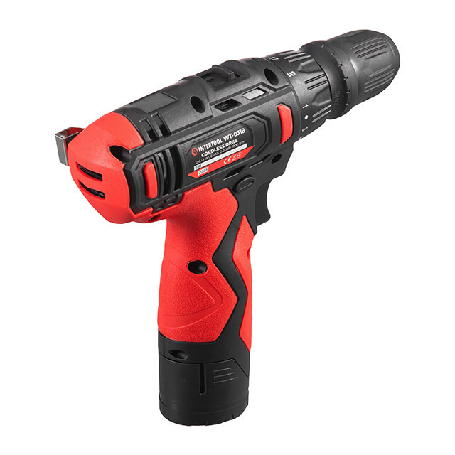 Дриль-шурупокрут акумуляторний, 12 В, 30 Nm, 0-350/0-1300 об/хв, патрон 0,8-10 мм, 2,0 Аг, знімний патрон INTERTOOL WT-0318 Київ - фото 6