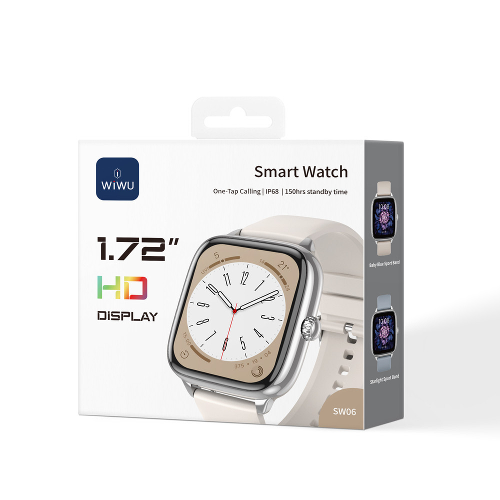Смарт-годинник WIWU Smart Watch SW06 Silver Одеса - фото 2