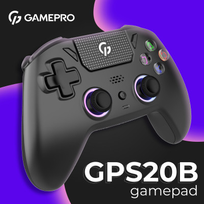 Геймпад GamePro 2.4G/BT 5.1/USB (Switch/PC/PS/iOS/Android) RGB Black (GPS20B) Вінниця - фото 5