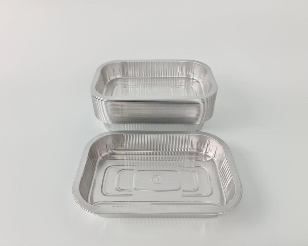 Контейнеры гладкостенные алюминиевые  800мл 273BPG (162шт) (1 пачка) Харьков - изображение 3