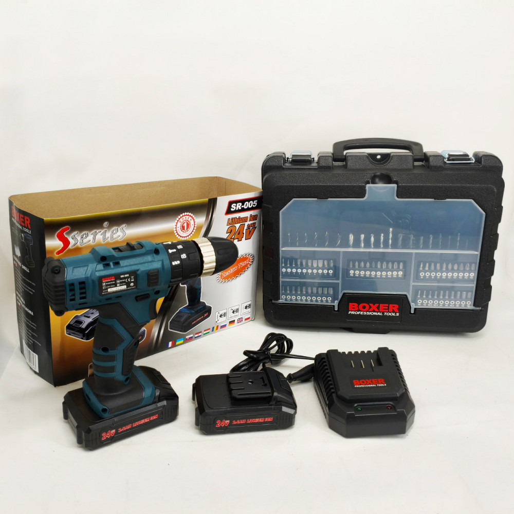 Портативний акумуляторний шуруповерт Boxer SR-005 24В WD-26 Львів - фото 14