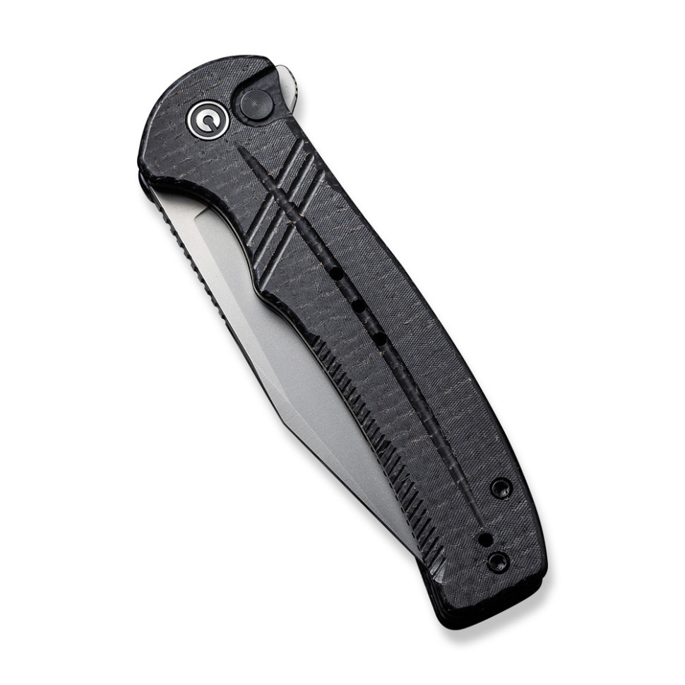 Ніж складаний туристичний Civivi Cogent, (8.8 см) 14C28N / Micarta чорний Київ - фото 6