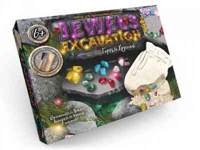 Набір для проведення розкопок "JEWELS EXCAVATION" камні укр.(6), JEX-01-02, шт Київ
