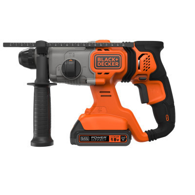 Перфоратор Black&Decker SDS-Plus,18 В, 2Ah, 1.2 Дж, 3 режима, сумка, 2.2 кг (BCD900D1S) Винница - изображение 9