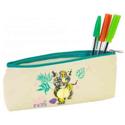 Пенал Cool For School 1 отделение кремовое (CF87045) Винница