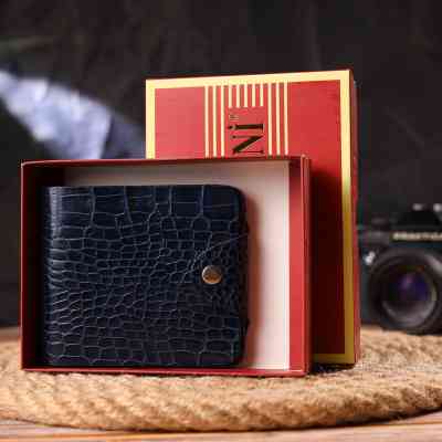 Портмоне Canpellini З натуральної шкіри Синє (21577) Вінниця