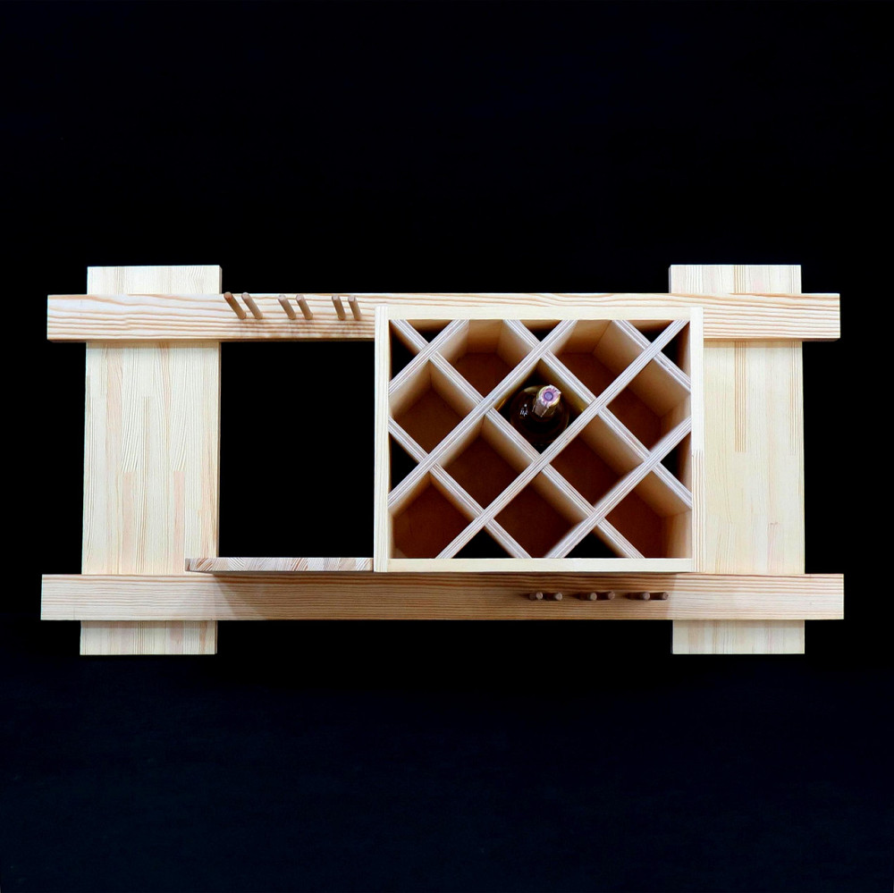 Настінна винна полиця "Майбара" бланже Миколаїв - фото 3