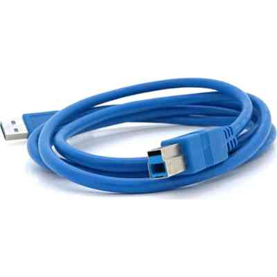 Кабель для принтера USB 3.0 AM/BM 1.5m blue Voltronic (YT-3.0AM\BM-1.5BL) Винница