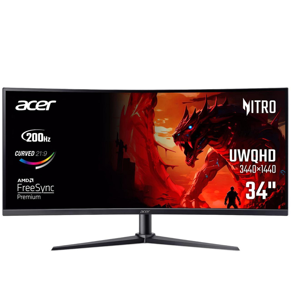 Монітор Acer 34" XZ340CURX0bmiiphx (UM.CX0EE.013) VA Black Curved 200Hz ( 22289 ) Харків - фото 1