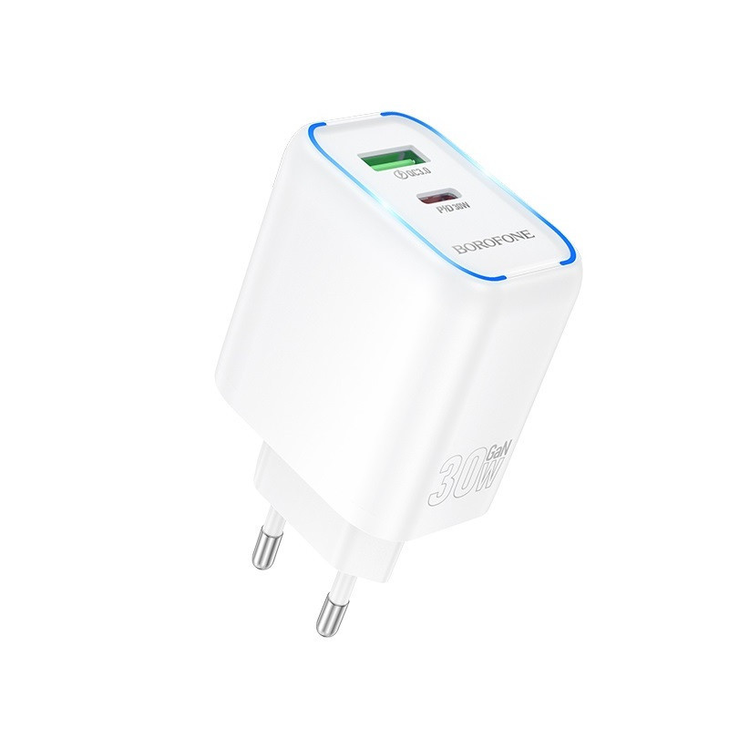 Зарядное устройство BOROFONE BA89A Destello 30W White Киев - изображение 4