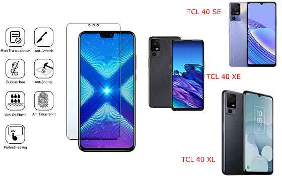 Защитное стекло NeoGlass для TCL 40 SE, TCL 40 XE, TCL 40 XL – ультрапрозрачное и устойчивое Киев