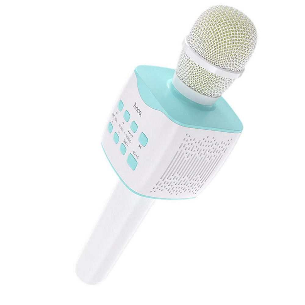 Портативна акустика HOCO BK5 Cantando karaoke microphone Blue 6931474742308 Одеса - фото 1