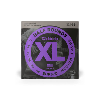 Струни для гітари D'Addario XL Half Rounds Medium (11-49) (EHR370) Вінниця - фото 1