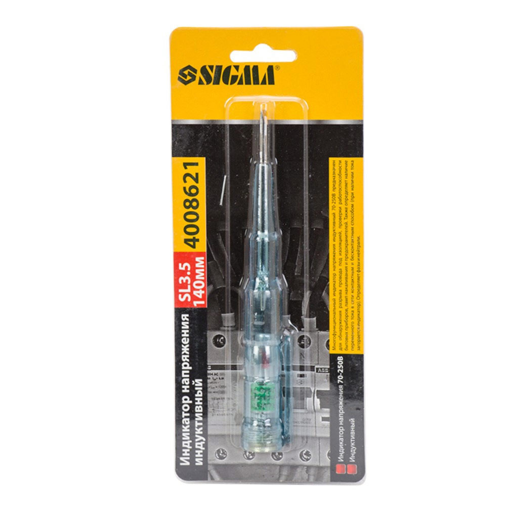 Sigma Индикатор напряжения индуктивный 140мм 70-250В SIGMA (4008621) Коломыя - изображение 2