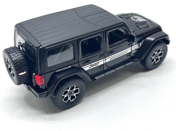 Машина Автосвіт Jeep vlanger інерційна відчиняються двері капот багажник 21см Чорна (AP-1979) Чернігів - фото 6