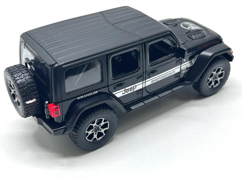 Машина Автосвіт Jeep vlanger інерційна відчиняються двері капот багажник 21см Чорна (AP-1979) Чернигов - изображение 6