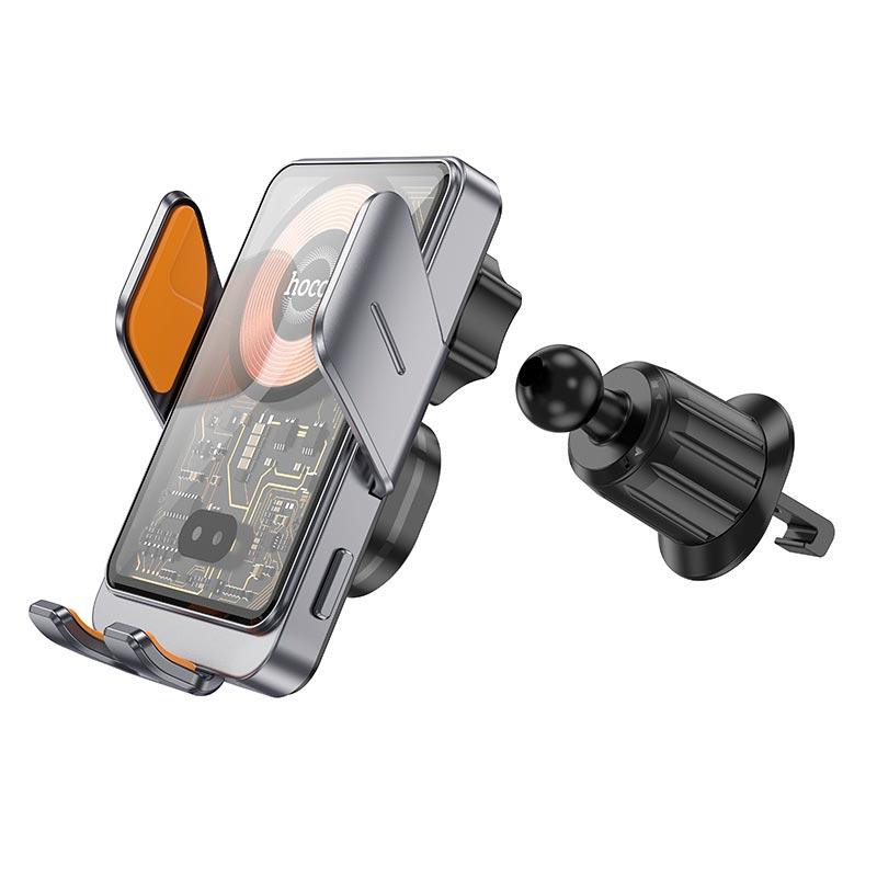 Автотримач для телефона з БЗП HOCO HW7 Transparent Discovery Edition wireless fast charging car holder(air Одеса - фото 4