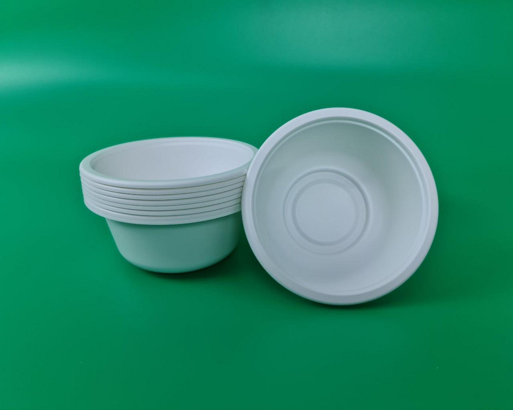 Миска біорозкладна (салатниця) 430 мл (кукурудзяний крохмаль) (50 шт.) Харків - фото 1