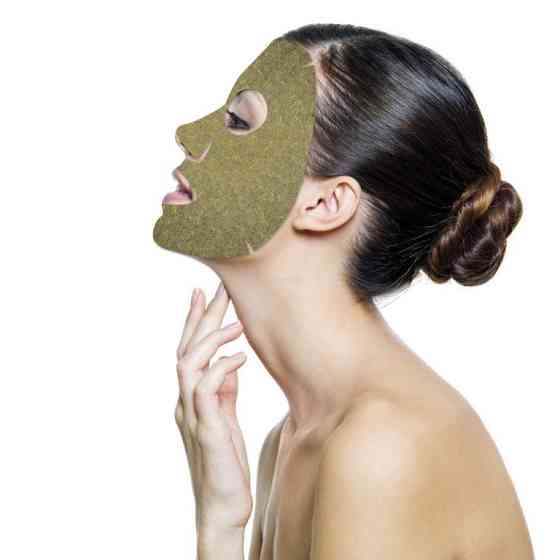 Антиоксидантная лифтинговая маска с зеленым чаем-Leaf Mask Biotonale 1шт Днепр