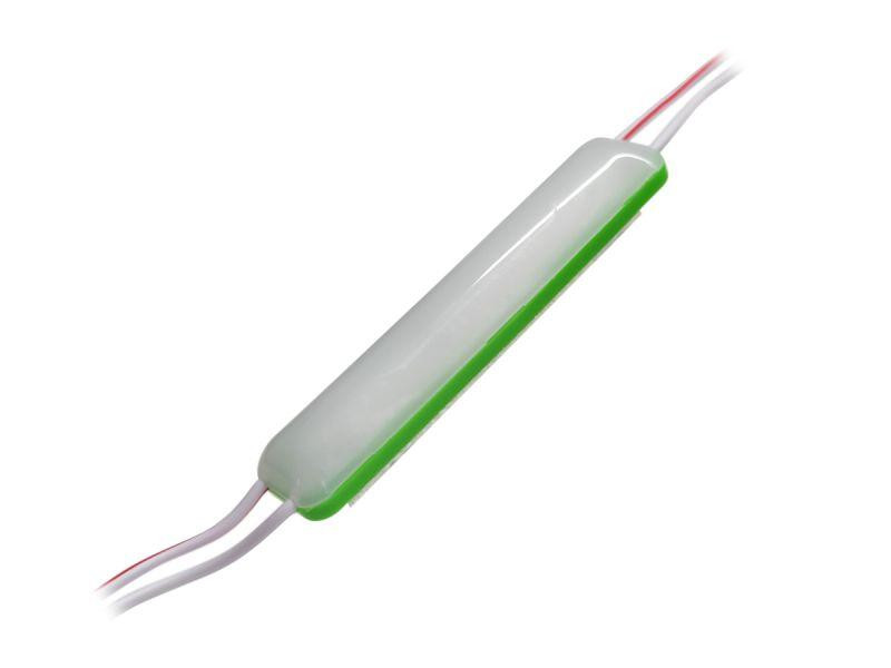 Светодиодный LED модуль 1 диод COB (75mm*15mm) 12V GREEN Харків - фото 1