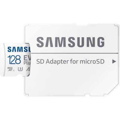 Карта пам'яті Samsung 128 GB microSDXC Class 10 UHS-I U3 V30 A2 EVO Plus+SD Adapte (MC128SA/EU) Вінниця - фото 5