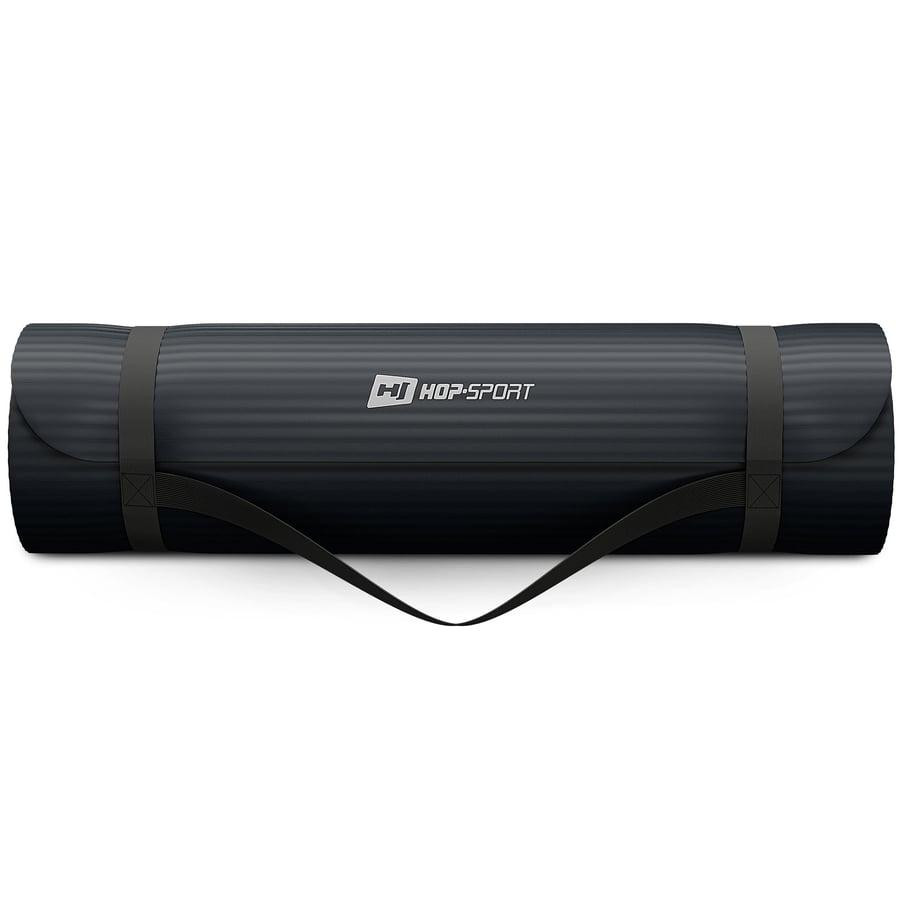 Коврик для йоги Hop-Sport HS-NB016GM NBR 1,5см чорний Київ - фото 8