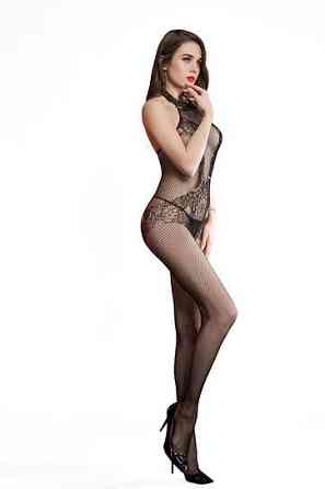 Эротический бодистокинг кружевной из сетки,женское сексуальное белье,универсальный размер рост:145–185 см, One Size черный,7532 Каменец-Подольский