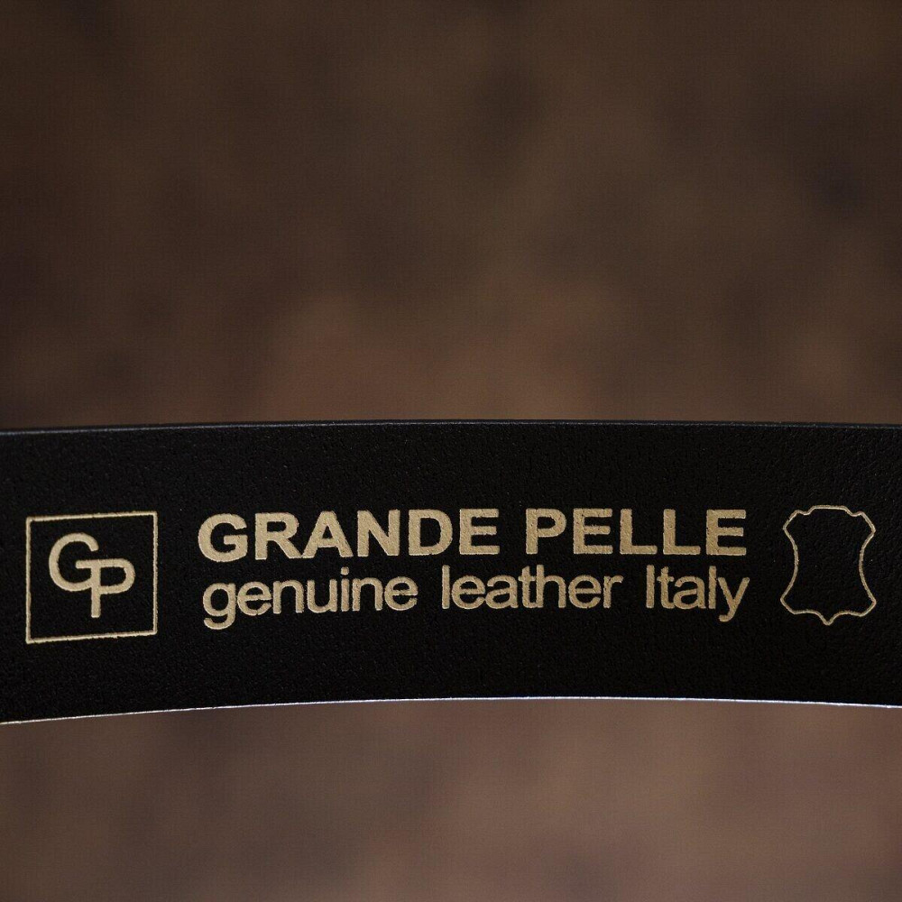 Ремінь чоловічий GRANDE PELLE 00865 шкіра Чорний Київ - фото 8