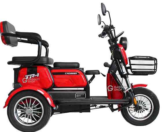 Електричний трицикл Crosser TR1 PRO(1200ВТ 72В 24Ah) - Червоний. Харьков