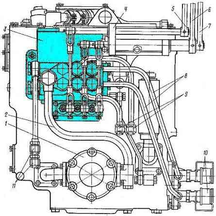 Маслопровід гідросистеми (від НШ-32А до Р-80) МТЗ-80 Мукачево