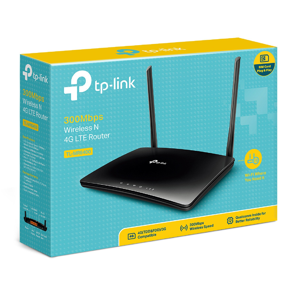 Маршрутизатор TP-Link TL-MR6400 N300 4G LTE Wi-Fi Киев - изображение 5