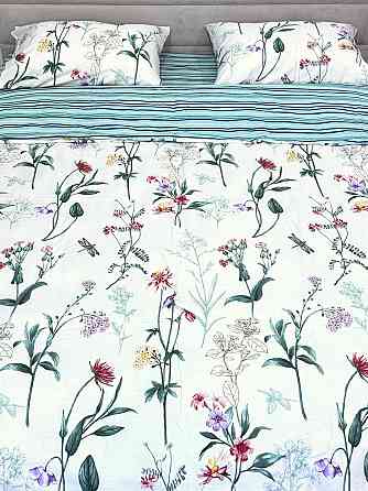 Ecotton Комплект постільної білизни Ecotton полуторний 150х215 см сатин білий (рис. 24307) Коломия